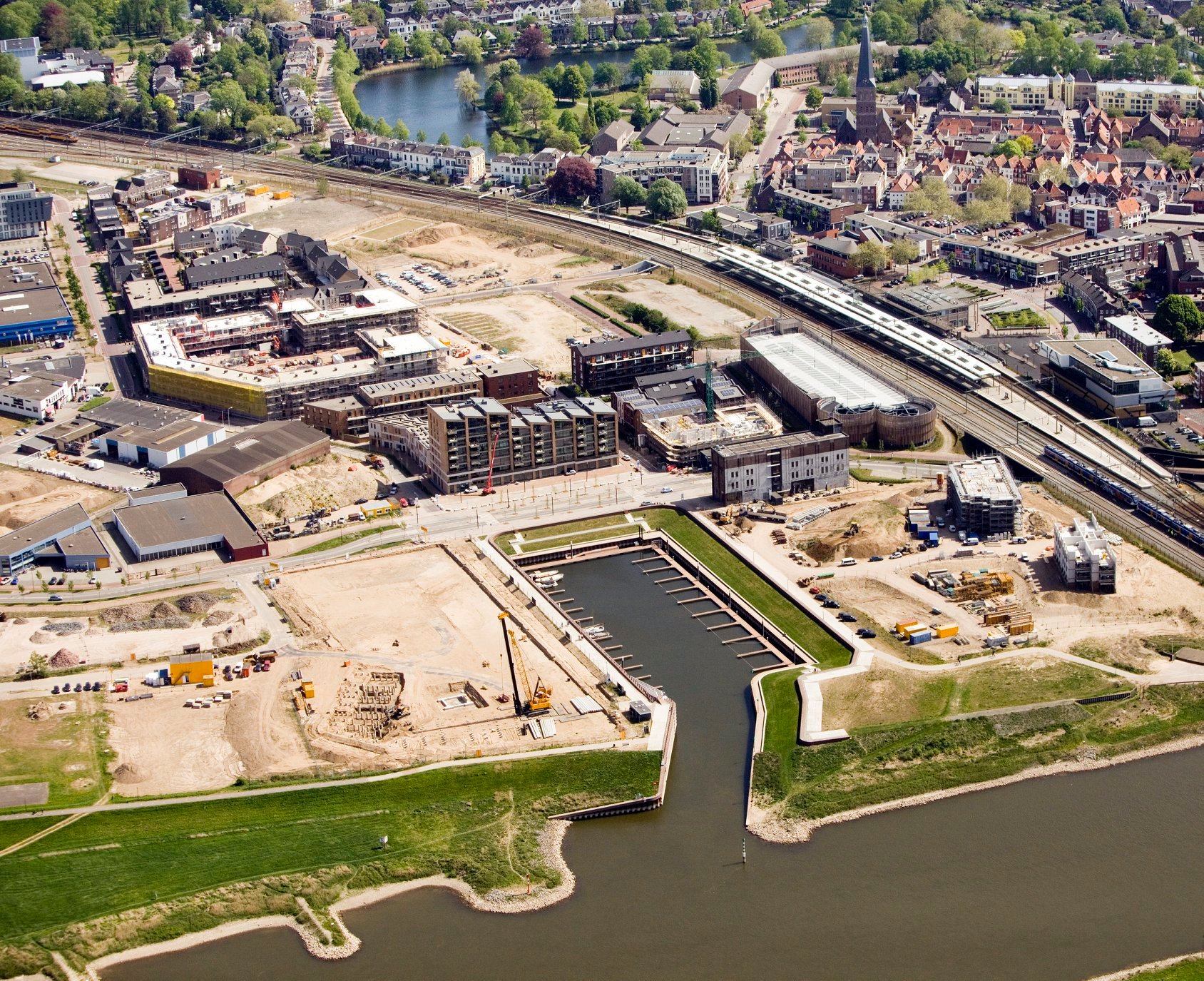 luchtfoto ontwikkelingsgebied Noorderhaven